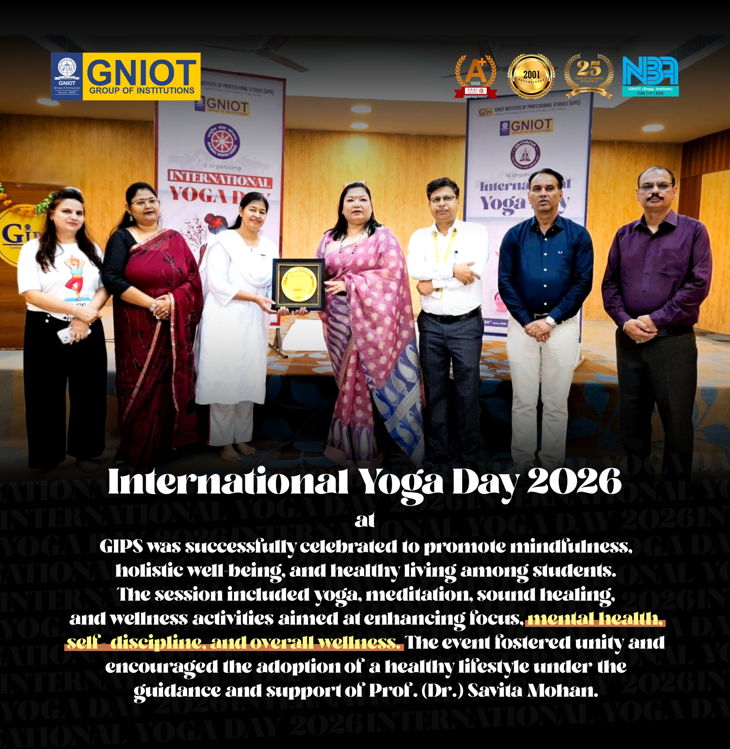 International Yoga Day Celebrated At GIPS
